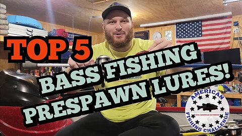 TOP 5 Bass Fishing Lures (SPRING TIME)