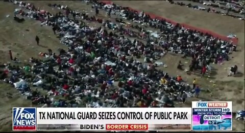 Texas National Guard remove federal processing agents & begin to control the border with Mexico