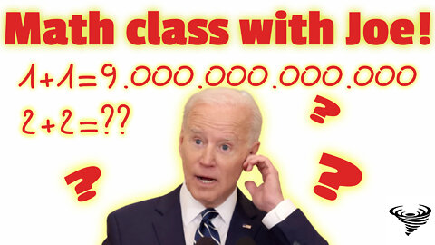 Math class with Joe Biden 🤣 Funny number crunching example using presidential logic and math skills!