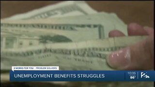 Unemployment benefits struggles