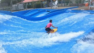 flowrider - Katie -1 at Soak City, Kings Island