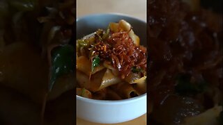 Intuitive Cooking: Ham Pulled Noodles #shorts #cooking #food #asmr #ham #noodles #chef