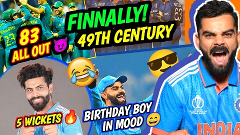 Virat Kohli 49th Century 🔥 | World Cup 2023..