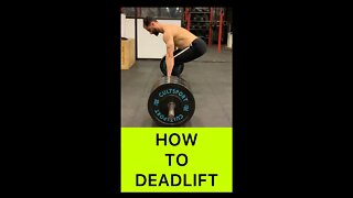 LEARN DEADLIFT | How to Initiate the Lift #shorts