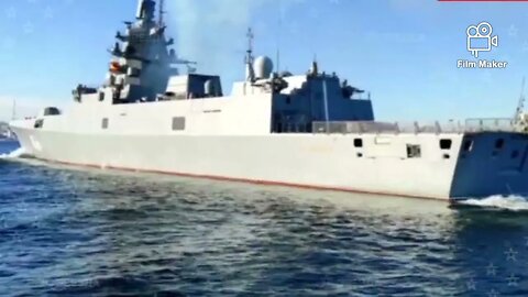 Russian Navy's hypersonic Zircon missile Frigate Adm. Golokov embarks to patrol the world ocean