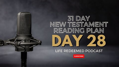 Day 28 - 31 Day New Testament Reading Plan