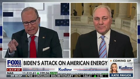 Steve Scalise Talks Biden's Failed Energy and Economic Policies with Larry Kudlow