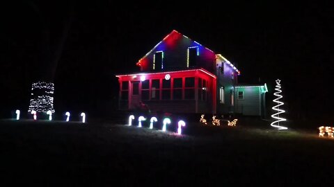 2021 Christmas Light Show | Owl City - Light of Christmas