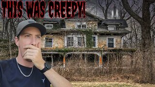 CREEPY HAUNTED ABANDONED FARM HOUSE AT NIGHT! (STRANGE NOISES)