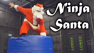 NINJA SANTA | Parkour Gym Training