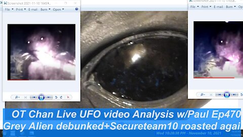 Alien Grey on film debunked Properly Red Flags + UFO Catch Up Analysis - OT Chan Live-470