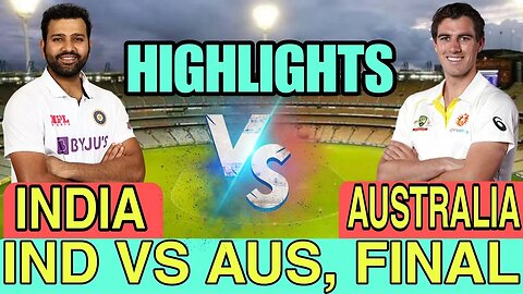 🔴live Cricket Match Today! Don't Miss The Action As India Takes On Australia In The Wtc Final.
