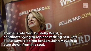 Arizona Senate Candidate For Flake's Seat Says It's Time For McCain To Step Down