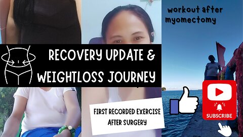 FIRST EXERCISE VLOG AFTER LAPAROSCOPIC MYOMECTOMY | MYOMA SURGERY RECOVERY UPDATE