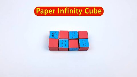 How to Make Paper Infinity Cube/DIY Paper Crafts/Easy Paper Crafts