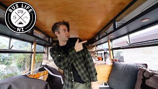 SCHOOL BUS CONVERSION TO TINY HOME | Bus Life NZ | Episode 43