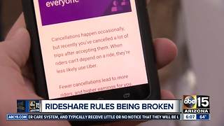 Drivers say rideshare apps and customers pressure them to bend rules