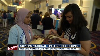 Record number of spellers arrive for the Scripps National Spelling Bee