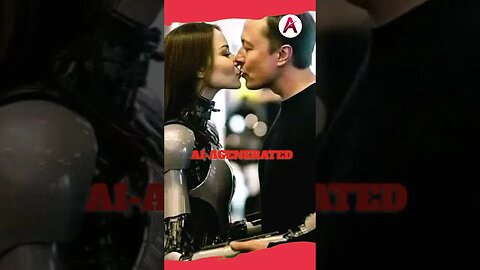 Bizarre photo of 'Elon Musk kissing a robot' goes viral