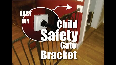 Child Safety Gate easy DIY Secure Mounting Bracket