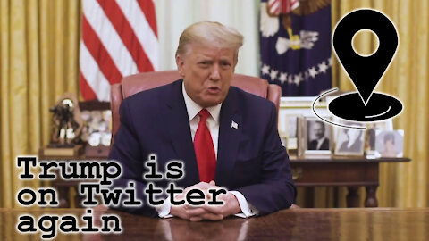 Trump is on Twitter again