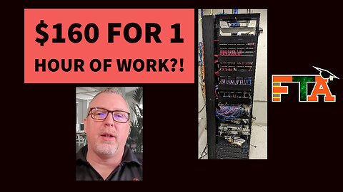 $160 in 1 hour | ATT Circuit Upgrade | Onsite Call Example | Make money as a Freelance IT Technician
