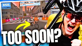 GOING EARLY IN A ZWIFT RACE... DID IT WORK? 🏆