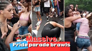 NYC Pride parade mayhem