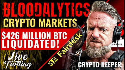 Bitcoin Cracks! Major Support Broken & $425M Liquidated! LIVE Analysis with Crypto Keeper!