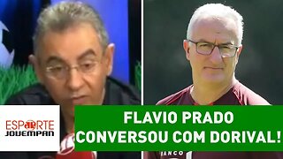 Flavio Prado conversou com Dorival! SAIBA o que foi dito!