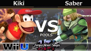 Kiki (Diddy Kong) vs. Saber (Sheik) - Wii U Pools - TNS7