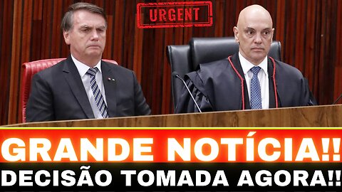 REVIRAVOLTA!! MORAES SURPREENDE O BRASIL E TOMA DECISÃO!! GRANDE NOTÍCIA!!