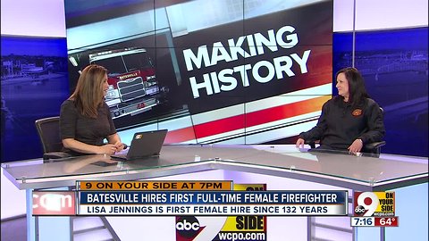 Batesville hires first full-time female firefighter in department's 132-year history