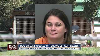 Dog breeder accused of forging vet certificates