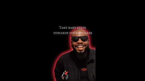 Baby Stepping #dayodman #smallsteps #succeed #eeyayyahh #motivation