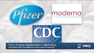 CDC meeting to discuss heart inflammation after vaccination