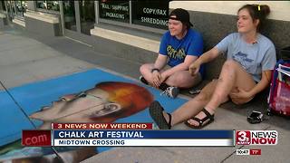 city wraps up chalk art fesitval