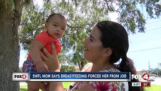 Mom claims she was let go for breastfeeding