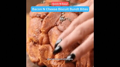 Bacon N Cheese Biscuit Bundt Bites