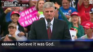 WATCH: Rev. Graham Says God Had a Role in Electing Trump to White House