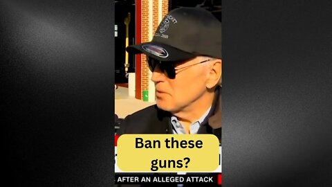 WATCH: Biden calls for banning 'semi-automatic' guns #shorts