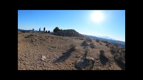 Reaching the summit of Ryan Mountain in Joshua Tree National Park