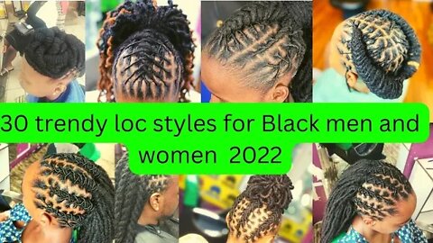 30 Trendy #Dreadlocks Hairstyles suitable for both Black men & women| #locs #locstyles #dreaducation