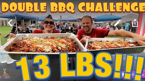 UNDEFEATED 13 LB BBQ BOWL AT 3 HOGS BBQ - WOMAN VS FOOD