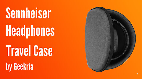 Sennheiser Over-Ear Headphones Travel Case, Hard Shell Headset Carrying Case | Geekria