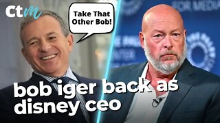 Bob Chapek Fired & Bob Iger Back As Disney CEO