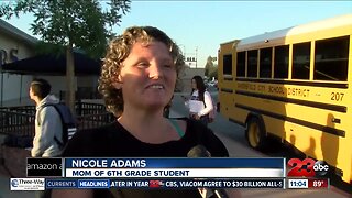 Students and parents bittersweet for first day of school
