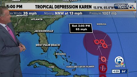 Karen downgraded to depression, but still worth watching