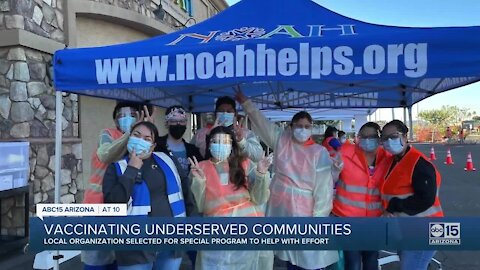 Local organization helping to vaccinate underserved communities