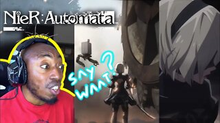 Nier Automata Anime Promotional File 001 (2B) REACTION By An Animator/Artist